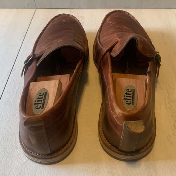 J Shoes "Thames" Men's Brown Leather Comfy Slip On Loafers Size 10.5 - Picture 4 of 12